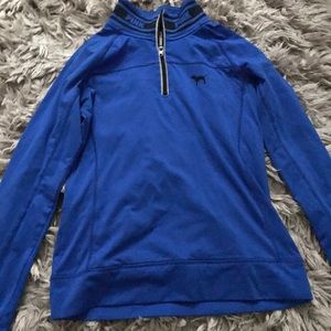 blue quarter zip